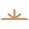 Ekena Millwork Saratoga Smooth Timber Gable Bracket, Western Red Cedar, 84"W x 31"H x 5 1/2"D x 5 1/2"F, 9/12 Pitch GBW084X31X0606SAR00SWR - alternate 1